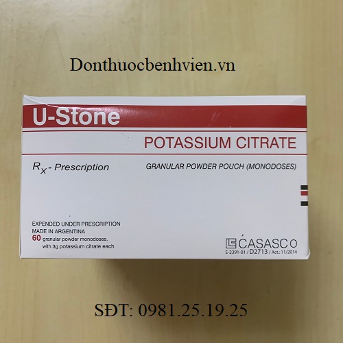 Thuốc Ustone potassium citrate Donthuocbenhvien.vn